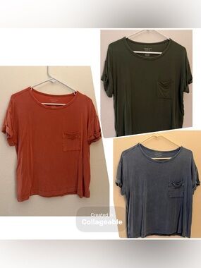 3/$18 AE Slouchy Pocket Tees
